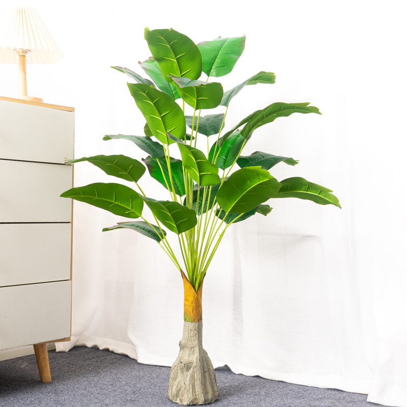 100cm 24Heads Artificial Banan - Dracaena Marginata ulasan dan harga
