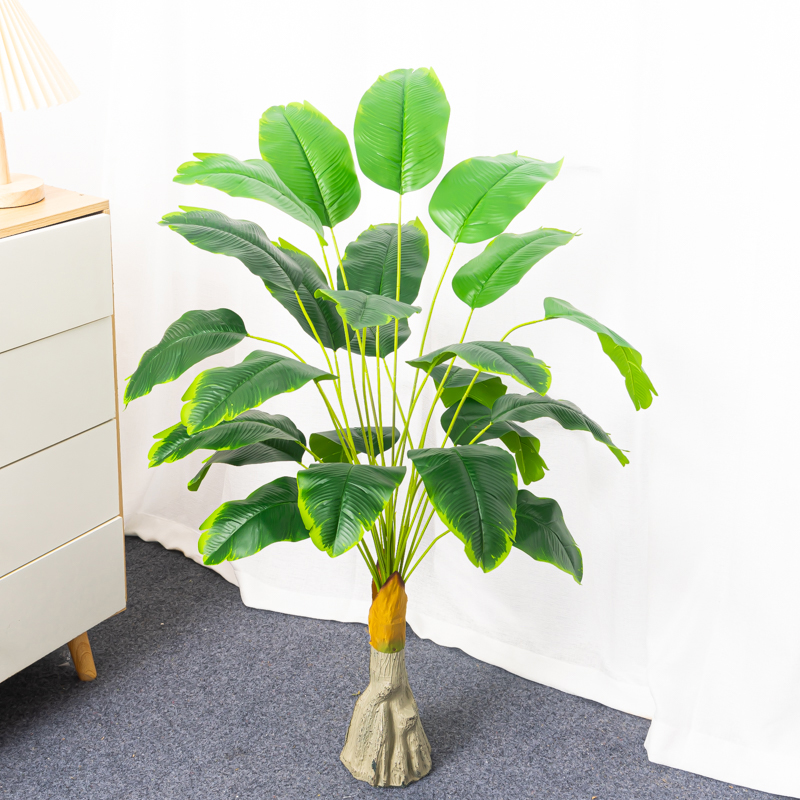 100cm 24Heads Artificial Banan - Dracaena Marginata ulasan dan harga