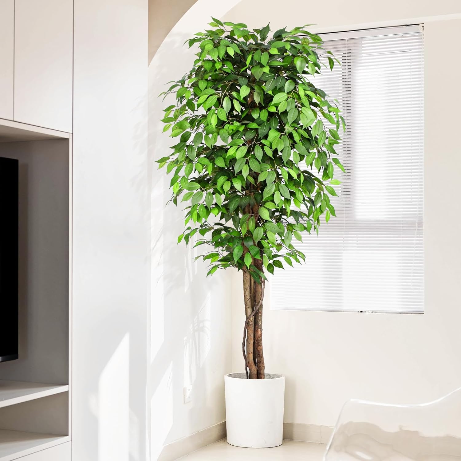 Lifelike Artificial Ficus Tree - Dracaena Marginata ulasan dan harga