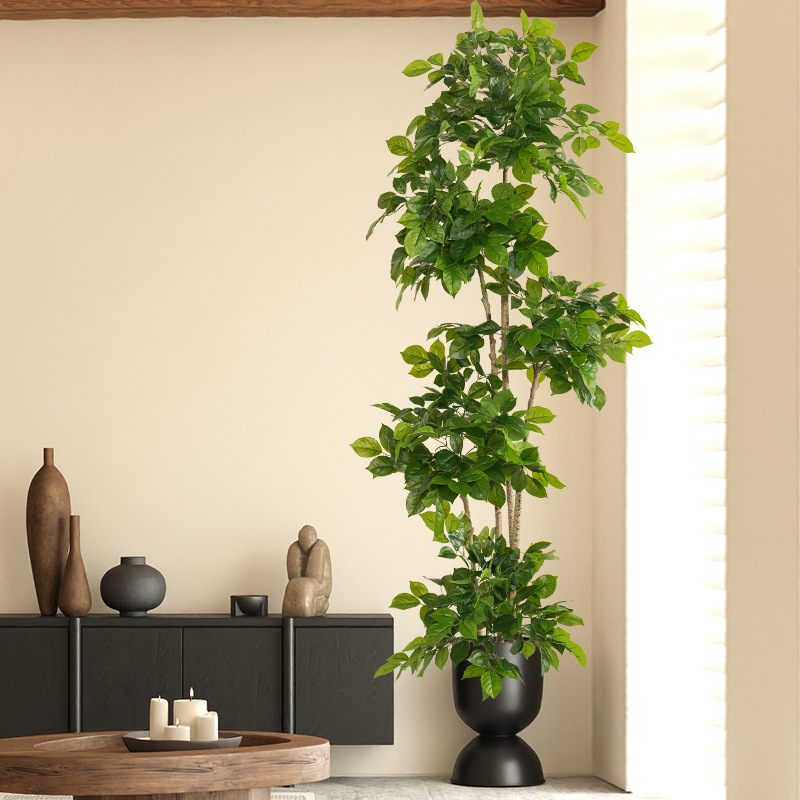 2-78in Large Fake Plants Artif - Dracaena Marginata ulasan dan harga