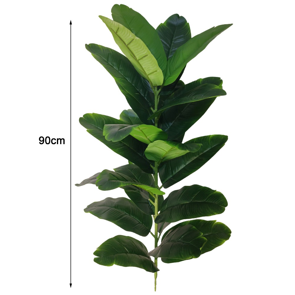 Green Plastic Artificial Ficus - Monstera Adansonii ulasan dan harga