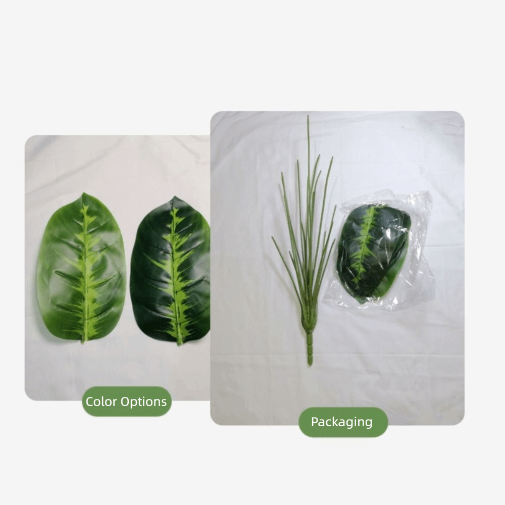 Green Plastic Artificial Ficus - Monstera Adansonii ulasan dan harga