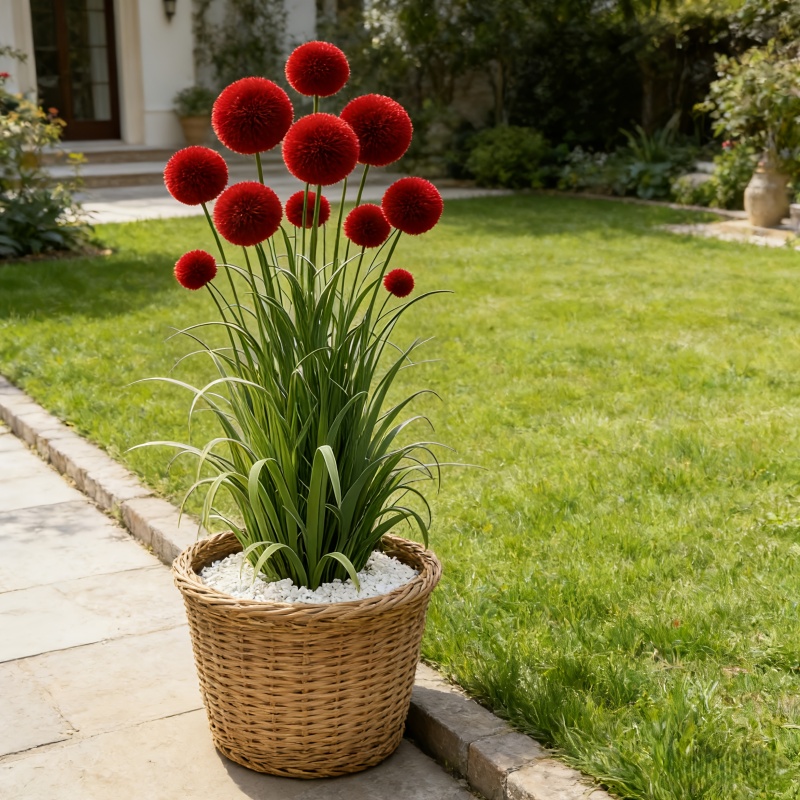 4 Pieces = 12 Stems, Vase Not  - Dracaena Marginata ulasan dan harga