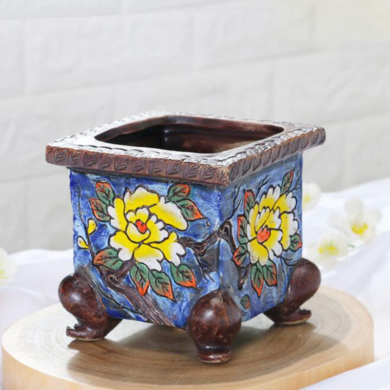 Korean Style Handpainted Flora - Echeveria Succulent ulasan dan harga