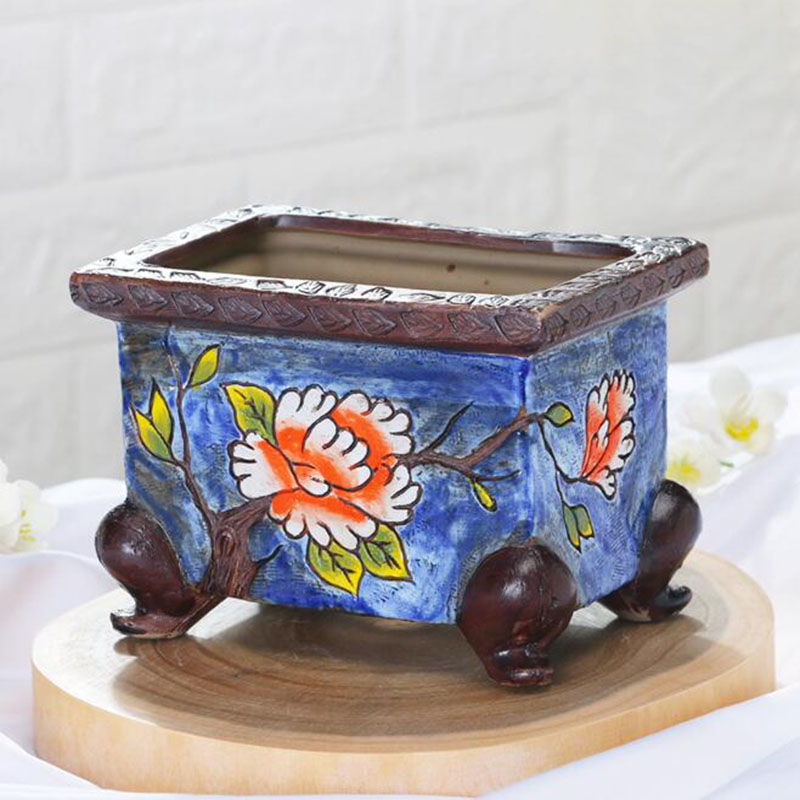 Korean Style Handpainted Flora - Echeveria Succulent ulasan dan harga