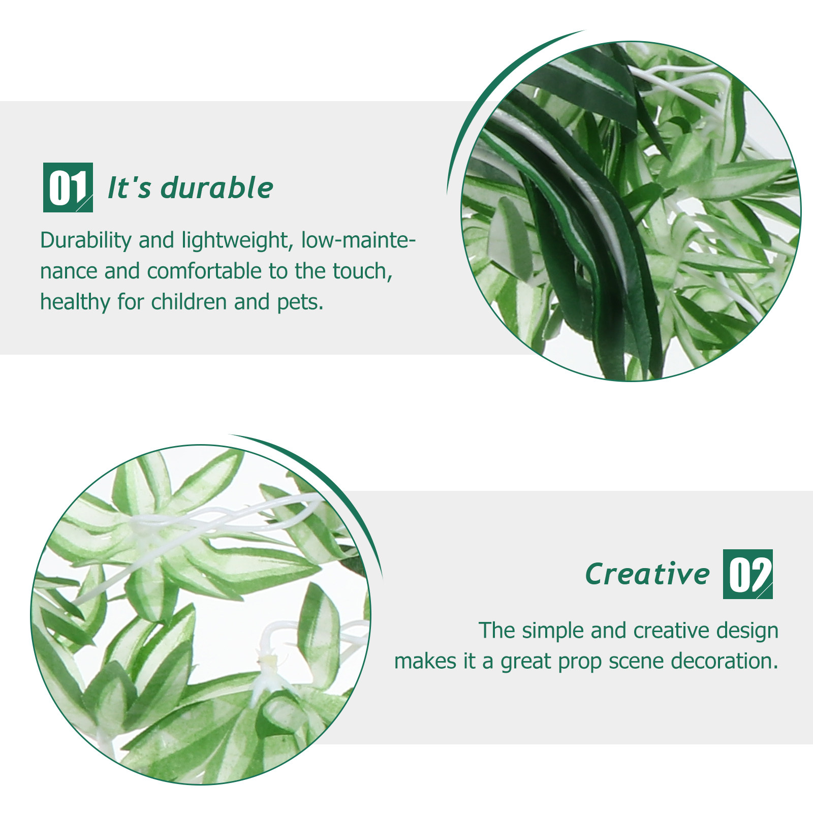1Pcs Realistic Artificial Chlo - Spider Plant Hanging ulasan dan harga