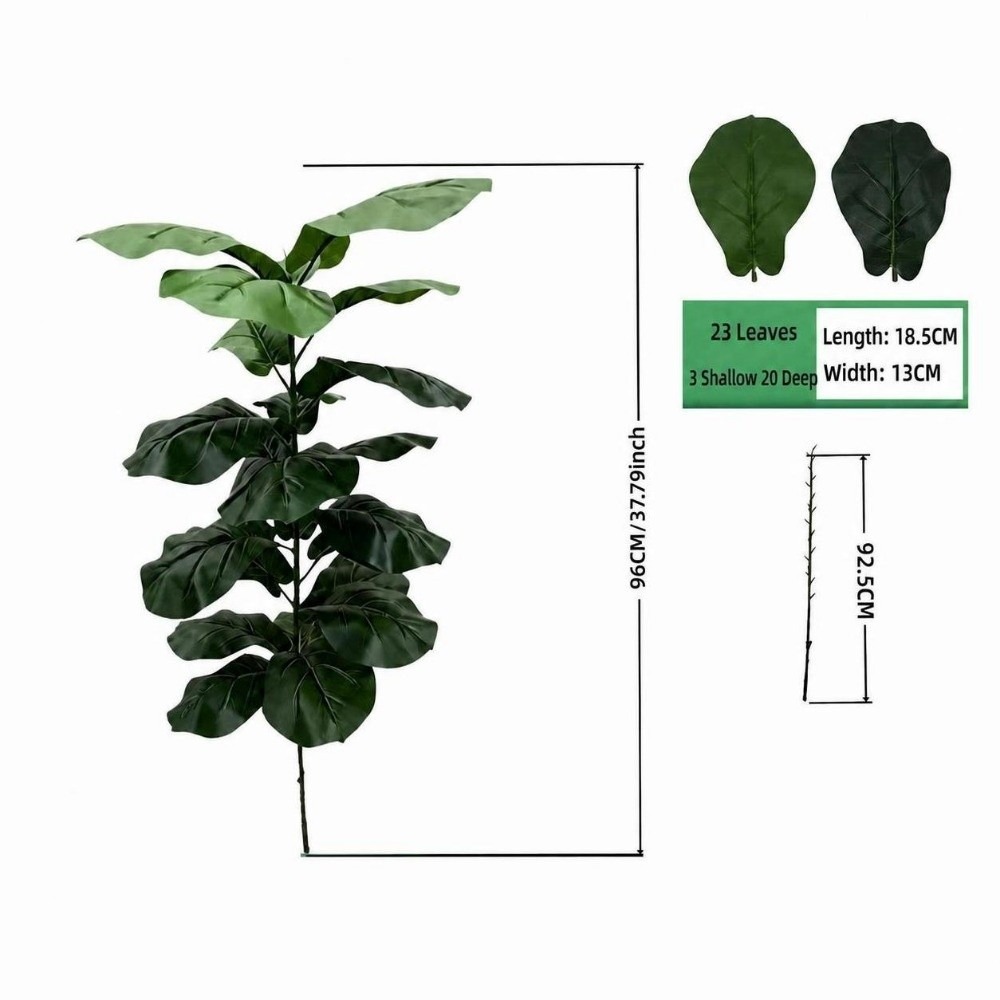 9/15/23 Leaves Artificial Ficu - Ficus Lyrata Tree ulasan dan harga